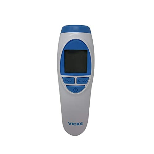 Vicks No Touch 3-In-1 ThermometerMeasures ForeheadFood And Bath Temperatures