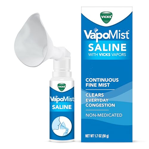 Vicks Vapomist Saline Gentle Saline Mist With Soothing Vicks Vapors Non- Medicated 1.7 Oz