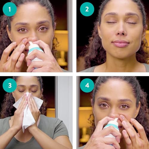 Vicks Sinex Saline Nasal Spray Drug Free Ultra Fine Mist Clear Everyday Sinus Congestion Fast Clear Mucus From A Cold Or Allergy Daily Use 5.0 Fl Oz X 2