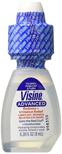 Visine Advanced Relief Eye Drops 0.28 Fl Oz