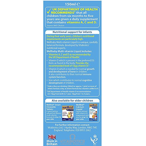 Vitabiotics Wellkid Baby Syrup 150Ml