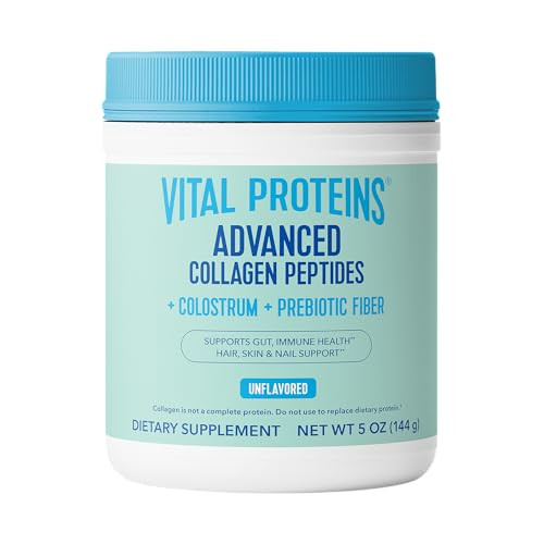 Vital Proteins Advanced Collagen Colostrum Prebiotic Fiber 2.5G Verisol Collagen Peptides Supports Gut Immune Health Hair Skin & Nail Support