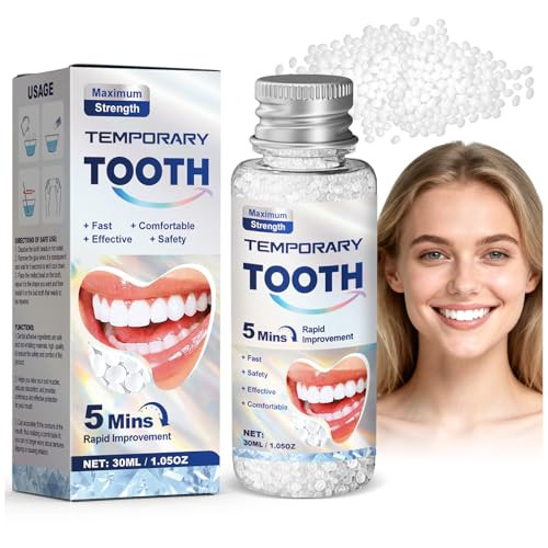 Walejuc Tooth Repair Kit Moldable Beads For Instant Teeth Fix & Confidence Boost (1 Count (Pack Of 1))