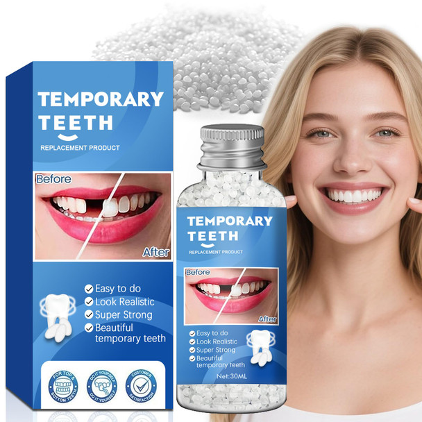 Xlmcwt Tooth Repair Kit Moldable False Teeth Beads For Teeth Repair Suitable For Missing Cracked Diy Denture Kit 1Pcs