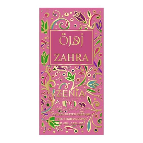 Zenia Zahra Perfume Oil Roll-On 6Ml / 0.2Oz Long Lastin | Buy at