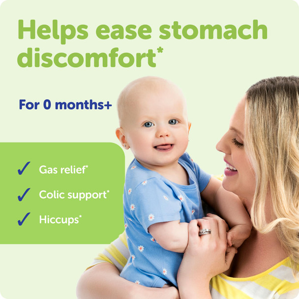 Ddrops Baby Tummy Relief Liquid Drops Organic Gripe Water For Newborns Relief From Gas Colic Fussiness And Hiccups Just One Drop Herbal Ingredients 120 Drops