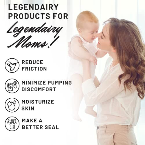 Legendairy Milk Pumping Spray 4 Oz. Helps Sore Nipples & Clogged Ducts Organic Lubricant For Breast Shields And Flanges Vegan Breast Pump Spray Natural & Lanolin-Free Made In Usa