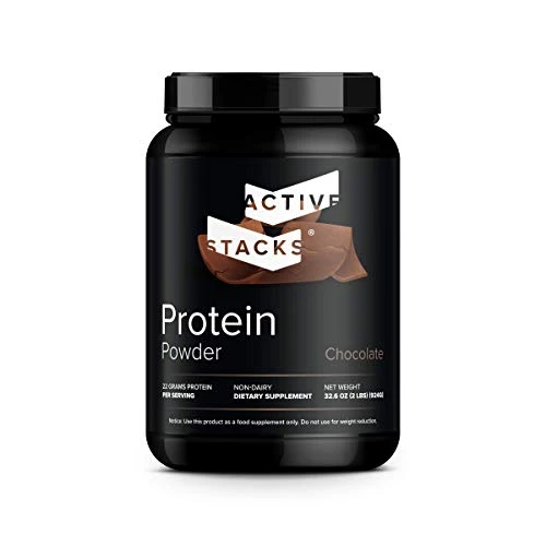 Active Stacks Beef Protein Powder Chocolate - Dairy Free 22G Protein Just 4 Ingredients - Hydrolyzed Beef Isolate For Keto Paleo & Carnivore Diets - 28 Servings 2 Lb
