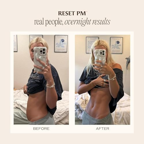 Paulina Fitness Reset Overnight Digestive Aid Bloating Relief & Gut Health Supplement | Natural Detox & Digestive Cleanse To Support Weight Management And Relieve Constipation 90 Capsules