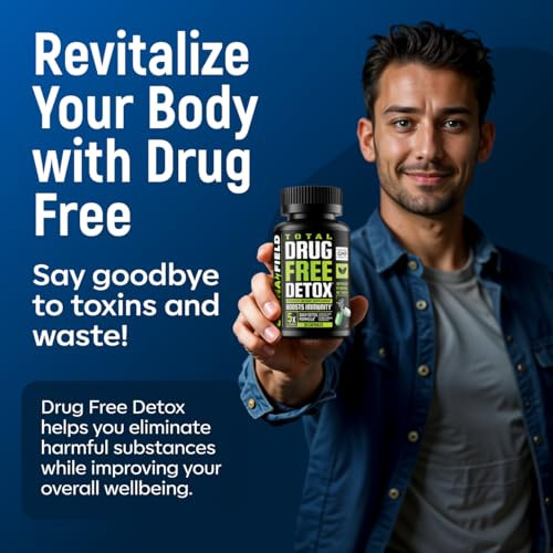 Canna Field Detox And Liver Cleanse - Usa Made - 5-Days Natural Toxins Remove Best Pills To Pass Test - Premium Detox Supplement 30 Capsules