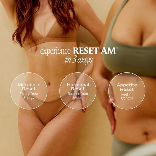 Paulina Fitness Reset Am Metabolism And Hormone Support Supplement | Appetite Regulation Metabolism Support Enhanced Energy And Mood Hormones | For Holistic Wellness 90 Capsules