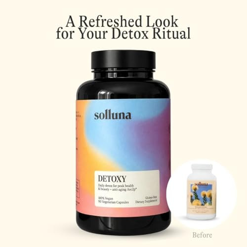 Solluna By Kimberly Snyder Oxygenated Magnesium Colon Cleanse With Asc2P Gentle Detoxification And Bloating Relief Fast Acting Non-Laxative Detox For Digestive Health (90Ct) Vegan & Non-Gmo