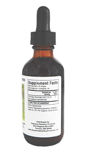 Supreme Nutrition Scutellaria Baicalensis Tincture 2 Fl. Oz