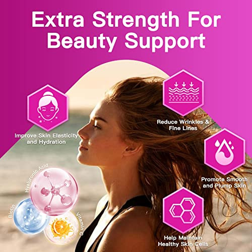 Zebora Multi Collagen Peptides Powder - Hydrolyzed Collagen Type I Ii Iii V X With Hyaluronic Acid Biotin Vitamin C - Support Skin Hair Nail Joints Non-Gmo Unflavored Keto Friendly