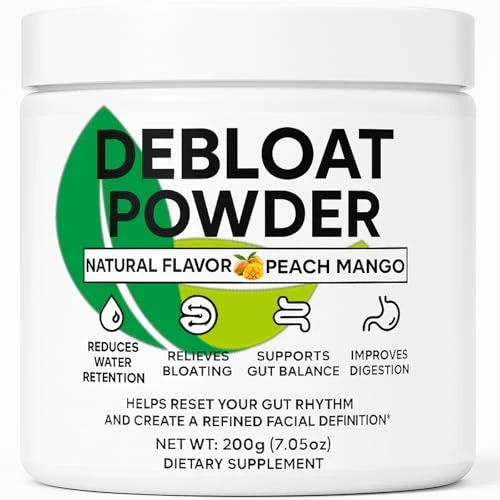 Neonomicon Debloat Powder For Supports Digestive Comfort & Bloating Relief Digestive Enzymes For Women & Men Rich In Vitamin C Dandelion Root Horsetail Extract Non Gmo Peach Mango 200G / 7.05Oz