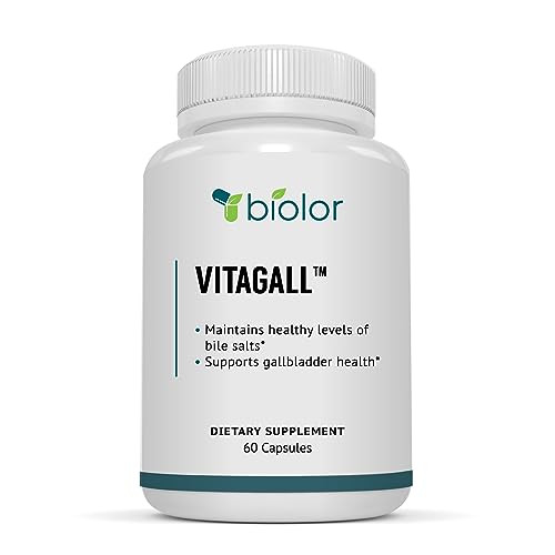 Biolor Vitagall The Best Gallbladder Health Supplement - Natural Gallbladder Cleanse With Chanca Piedra And Artichoke Extract - Gallbladder Formula For Healthy Digestive System Gallbladder & Liver