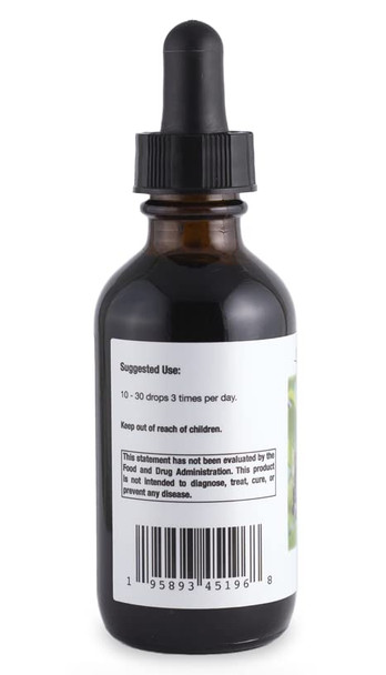 Supreme Nutrition Elderberry Tincture 2 Fl. Oz | 1.2 Ml Per Serving 49 Servings