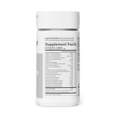 H' Habit Habit Men'S Multivitamin Supports Health & Wellness Vitamins A-E Magnesium Zinc L-Arginine 60 Capsules