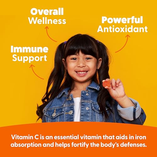The Feel Great Vitamin Company Kids Vitamin C Gummies Chewable For Immune Defense | Plant-Based Gluten Free | Vegan | 250 Mg Per Serving | 90 Gummies | Vitamins For Kids By Feel Great Vitamin Co