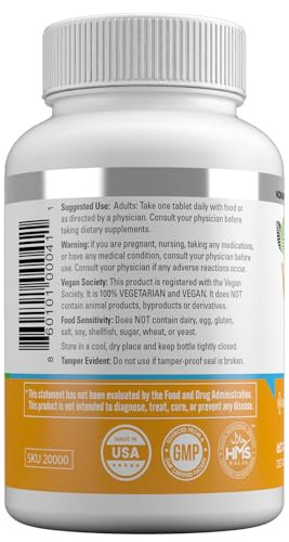 Hayat Vitamins Vegan Vitamin D2 2400 Iu (60 Mcg) Dietary Supplement For Bone Teeth Muscle And Immune Health Support 2 Month Supply All Natural Certified Halal 60 Tablets Made In The Usa