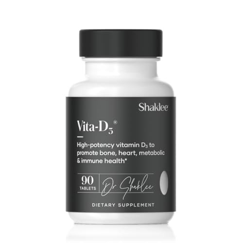 Shaklee - Vita-D3 2000 Iu - High-Potency Vitamin D3 For Bone Heart And Immune Health | Vitamin D Enhance Calcium Absorption And Overall Wellness | 1 Tablet Daily 90 Tablets