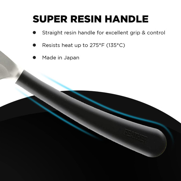 Feather Artist Club Black SS Straight Razor