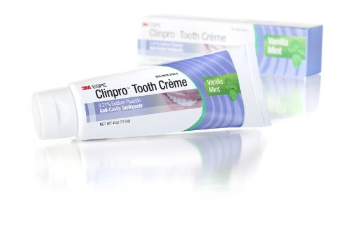 3M Clinpro Tooth Creme 0.21 Sodium Fluoride Anti Cavity Toothpaste Vanilla Mint