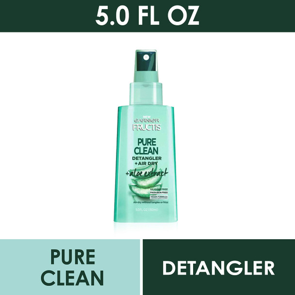 Garnier Fructis Pure Clean Detangler + Air Dry Aloe Vera 5 Fl Oz