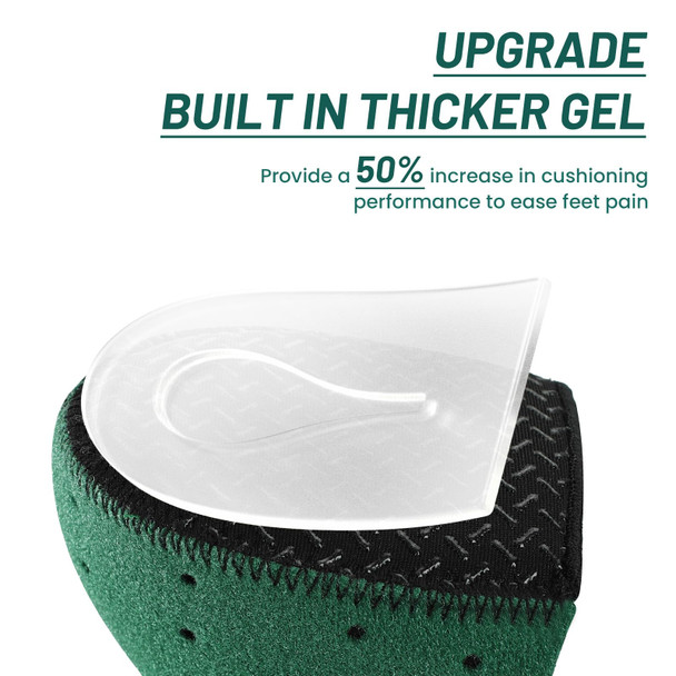 Plantar Fasciitis Heel Protector for Shoes - Welnove Anti Slip Heel Cups for Women Men Heels Spur Pain Relief - Heel Inserts Pads for Achilles Tendonitis Dry Cracked Heel Support Cushion (Size S)