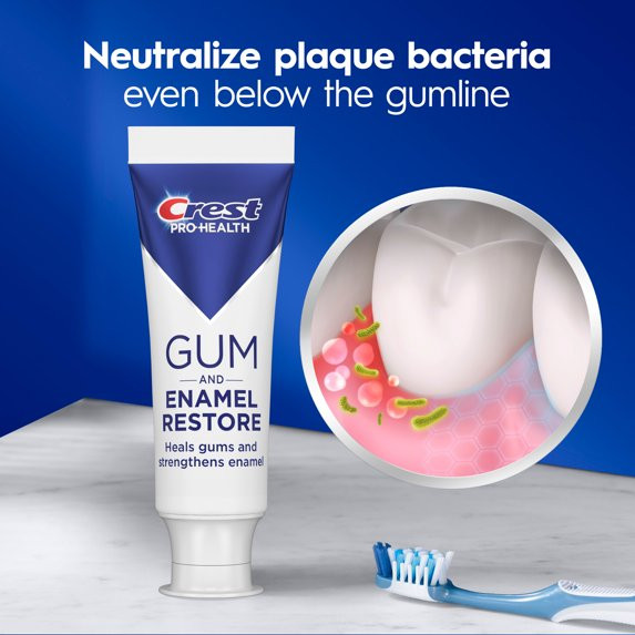 Crest Toothpaste Pro-Health Gum and Enamel Repair Toothpaste Advanced Whitening 2.6 oz