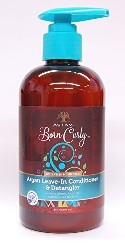 Born Curly Argan Leave-In Conditioner and Detangler 8oz by I Am