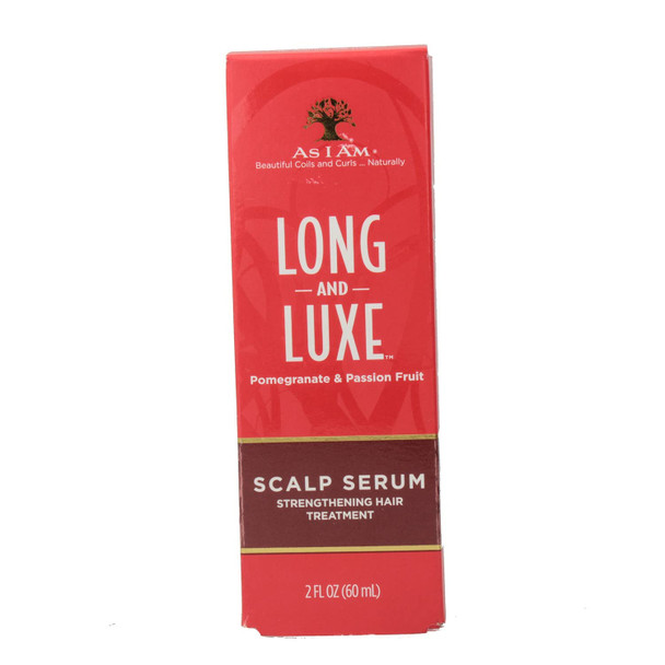 As I Am Long and Luxe Scalp Serum 60ml/2oz, clear