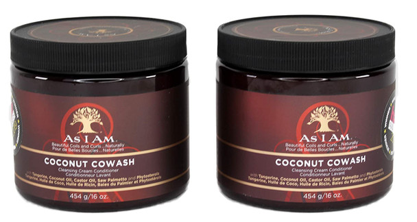 AS I AM Coconut Cowash 16oz (Pack of 2 - Set of 2) Conditioner