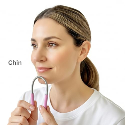 Bellabe Facial Hair Remover For Women, Made In Usa, Spring Hair Remover For Face And Chin, Gentle Spring Facial Hair Remover Tool For Facial Hair Removal, Chin Hair Remover For Women Face