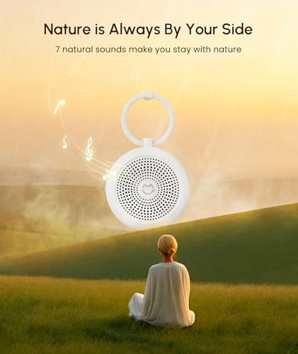 Tcnoll Sleep Sound Machine, Portable White Noise Machine With 29 Sounds, Lullaby, Adjustable 32 Volumes, Sleep Timer For Sleeping-2025 Version