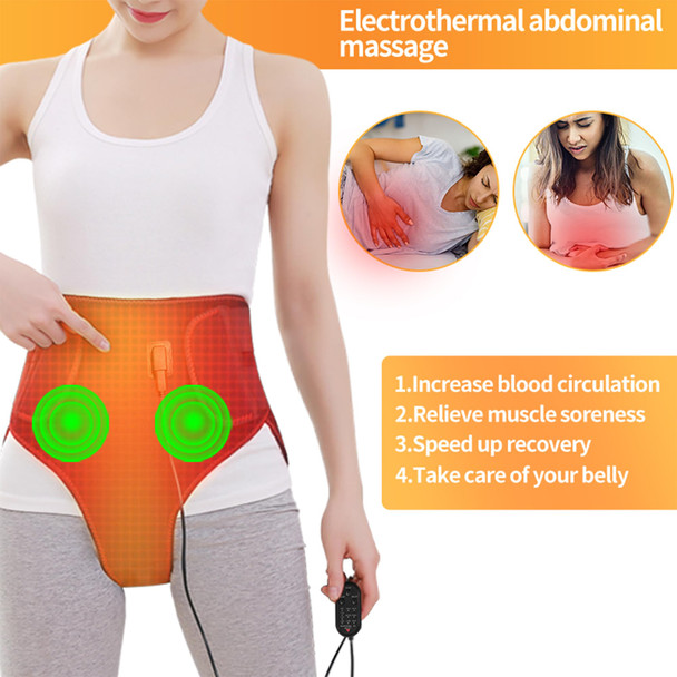 Aieleph Period Heating Pad, Heating Pad For Period Cramps Massager For Women, With 3 Vibration And Heat Settings, New Upgrade Menstrual Heating Pad For Abdomen Pain And Cramps Relief