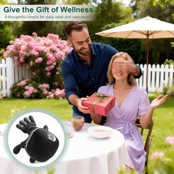 Anlipro Cordless Neck Massager With Heat, 4D Bionic Shiatsu Neck And Shoulder Massager With Real Hand Kneading, Deep Tissue Back Massager For Home Office Travel, s For Women Men (Black)