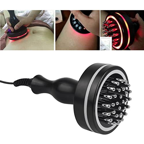 Waoniq Meridian Brush, Red Light Electric Heating Back Massager For Cellulite, Radiant And Smoother Skin - With Control Panel And Body Brush