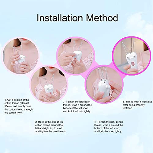 Yuyte Ladies Facial Hair Remover Electric Women'S Beauty Epilator, Cordless Electric Facial Threading Hair Removal For Women, Rechargeable Face Hair Remover Cotton Thread Epilator Body Hair Removal Device