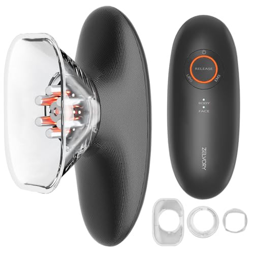 Zelvory 3-In-1 Body Sculpting Machine With Microcurrent, Vacuum & Red Light Therapy For Smooth Skin Appearance, Body Massager For Belly, Legs & Arms, Home Use Device