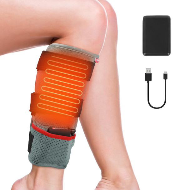 Vofuoti Max Leg Heating Pad, Portable Cordless Heated Knee Brace Warmers Wrap With Battery And 3 Temperature Settings Men Women