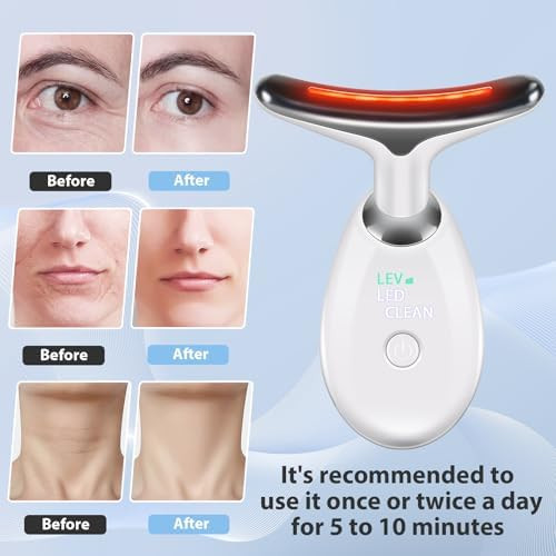 Candio 3 In 1 Face Cuipting Tool 7 Color Mode Facial Massager For Face And Neck At-Home Facial Beauty De Ice For Skin Care Face Cuipting Wand