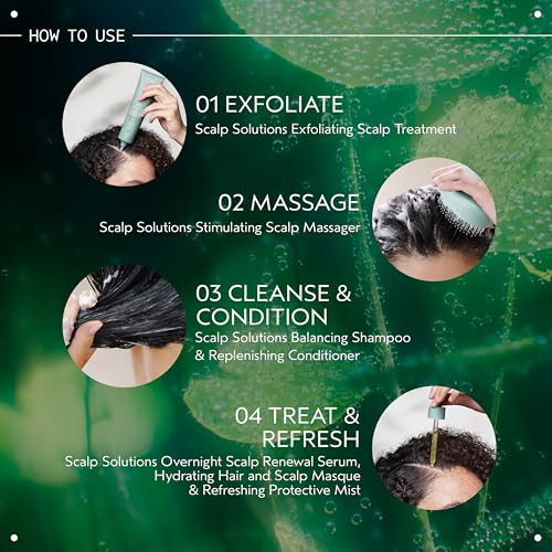 Aveda Scalp Solutions Stimulating Scalp Massager | Exfoliates, Stimulates Scalp Micro-Circulation | For All Hair Types