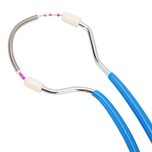 Tiiyee Spring Facial Hair Remover, Threading Hair Removal Manual Face Epilator Coil Hair Removal Portable Handheld Stainless Steel With Handle For Women Removing Chin Cheek Mustache Upper Lip Neck Sideburns