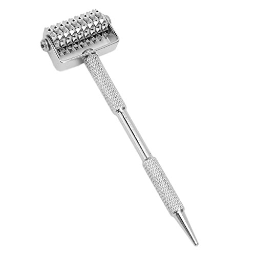 Brrnoo Stainless Steel Point Roller Pen, Ergonomic Design, Painless Acupuncture Tool, Multi Purpose Pain Relief, And Body Massage, For Auricular Point