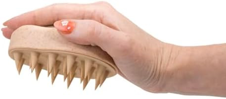 Cricket Scalp Massage And Shampoo Brush, Scalp Care, Scrub, Exfoliate, At Home, Salon, Beige