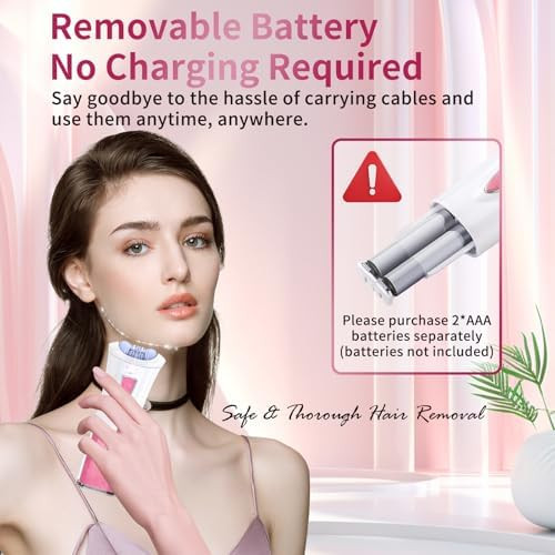 Bestechy Mini Epilator - Hair Remover For Women, Full Body Smooth Glide Epilator, With Led Light For Precision, Portable Electric Lady Shaver For Face, Armpits, Arms, Bikini, And Legs
