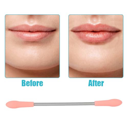 Tiiyee Facial Hair Remover, Hair Removal Spring Epilator Coil Threading Tool Stainless Steel Portable For Women Removing Unwanted Upper Lip Eyebrow Chin Cheeks Mustache Neck Sideburns Fuzz Beauty