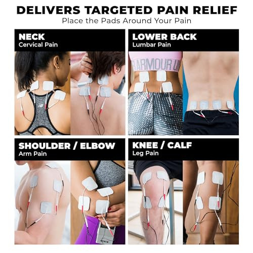 Tens 7000 Tens 7000 Digital Tens Unit With Accessories - Muscle Stimulator Machine For Back Pain Relief, Sciatica, Neck, Nerve, Shoulder, Hip, Elbow, Muscle Pain Relief