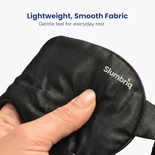 Slumbriq Cooling Eye Mask For Sleeping Reusable Hot & Cold Gel Eye Mask With Adjustable Strap Wide Coverage Sleep Eye Mask For Relaxation Travel & Eye Comfort